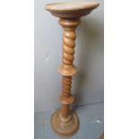 A Victorian design pale torchere stand, in good condition, 40.