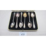 A set of six silver teaspoons, Sheffield