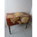 A Victorian mahogany Pembroke table with