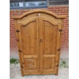 A 20th Century Mexican hardwood Armoire