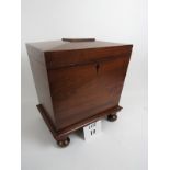 An early 19th century mahogany wine cooler, c.