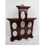 A vintage mahogany frame in the Victorian taste,