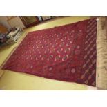 A fine handmade Persian Yamoot carpet, o