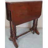 A fine Edwardian mahogany Sutherland table of small proportions and in clean condition est: £30-£40