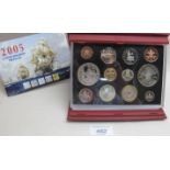 The Royal Mint 2005 U.K proof set of twe