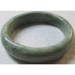 A Chinese jade style bracelet, boxed est