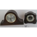 Two mantle clocks, Smith's of Enfield wi
