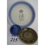 A Poole Pottery 1953 Royal commemorative plate,