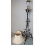 A late 19th Century converted oil lamp o