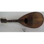 Mandolin, maker's label Pietro Tonelli,