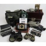 Binoculars, opera glasses, cameras and c