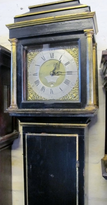 George II, brass faced longcase clock, w