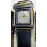 George II, brass faced longcase clock, w