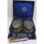 A pair of silver clothes brushes, Birmin