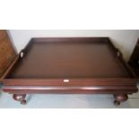 A very large 20th Century hardwood tray