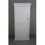 A late Victorian painted freestanding cu