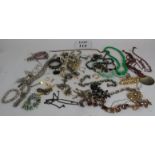 A large quantity of mostly costume jewel