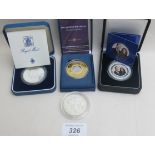 2012 two colour printed silver proof coi