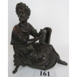 A 19th century bronze figure of a classi