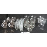 A collection of hand-crafted glassware t