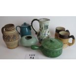 Several Denby stoneware and ceramic item