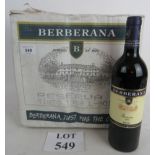 12 bottles Berberana Rioja Reserva, 1989