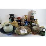 A large collection of decorative and ornamental ceramics, mostly 20th century, including Lovatts,