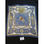 A silk Hermes of Paris scarf, from the 1960's, Lvdovicvs Magnvs,