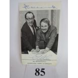 Morecombe & Wise - an autographed public