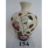 A contemporary Moorcroft vase in the Bra