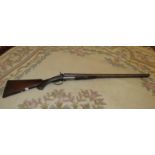 William Moore of Whitechapel and Bond Street, London,12 bore, hammer side lever shotgun,