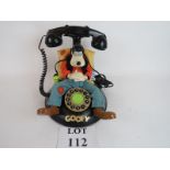 A novelty 'Goofy' telephone made by Segan est: £20-£30