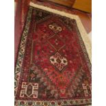 A mid 20th century Persian Hamadan rug,