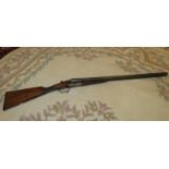 Aya 12 bore, side by side, ejector serial no: 167846 (U.