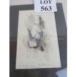 Derek Middleton (1977) - 'Abstract', watercolour, signed, dated, inscribed,