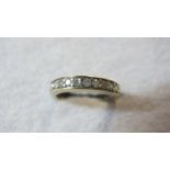 A diamond full eternity ring,