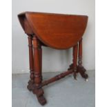 A 19th century mahogany Sutherland table