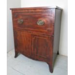 A Regency mahogany commode chest with in
