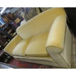 A Victorian two seater drop end sofa uph