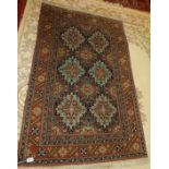 A fine quality part silk Persian rug, 16