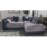 A large 'Hudson' right hand corner sofa