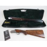 Rizzini Mancheno 20 bore - Superb cased Rizzini round action over and under, 3" chamber,