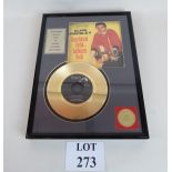 Elvis - a special edition gold plated re