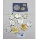 1966 Jamaica complete coinage pack, six