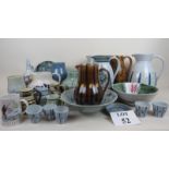 A large collection of Scottish Buchan hand-painted pottery est: £40-£60