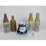 Five items of Edwardian and earlier advertising wares,