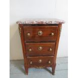 A fine 18th Century walnut commode chest