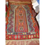 A 20th century Kelim rug in good conditi