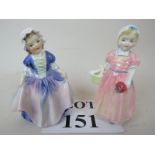 Two Royal Doulton figures, 'Tinker Bell'