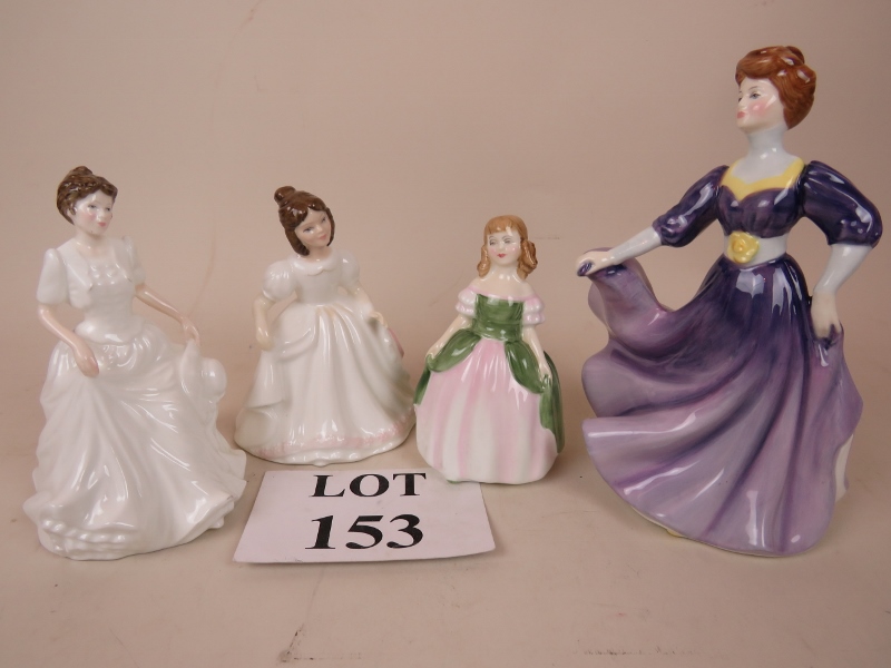 Four Royal Doulton figures, 'Harmony', H